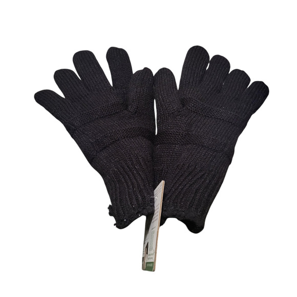 NWT Isotoner black eco comfort gloves, one size - Picture 2 of 5